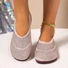 Summer New Versatile Mother Shoes Shallow Single Shoes Fashionable and Comfortable Flat Shoes One Pedal Round Head Lazy Shoes
