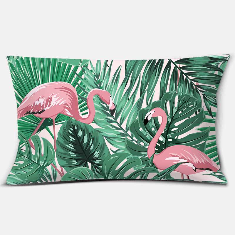 Модное растение Фламинго украшение дома автомобильный диван наволочка 30 см * 50 см