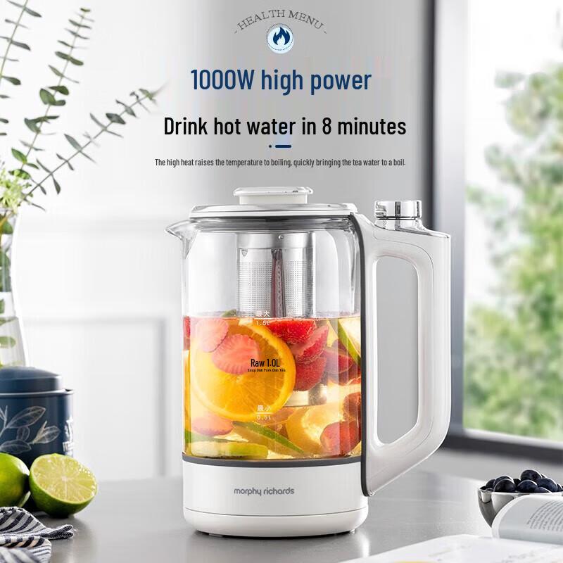 Morphyrichards 1.5L Multi-functional Health Kettle CN plug (adapter included)