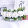 Свадебный цветок Искусственный цветок Корона Цветочный головной убор Фестиваль Свадебный венок для волос Цветочный венок Роза Головной убор Свадебный нимб для девушки Реквизит для фотосессии для беременных