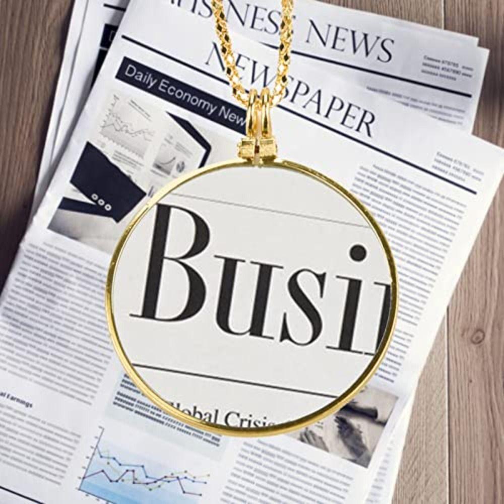 Подвеска-лупа, кулон, подарок, оптическая лупа, ожерелье, для пожилых