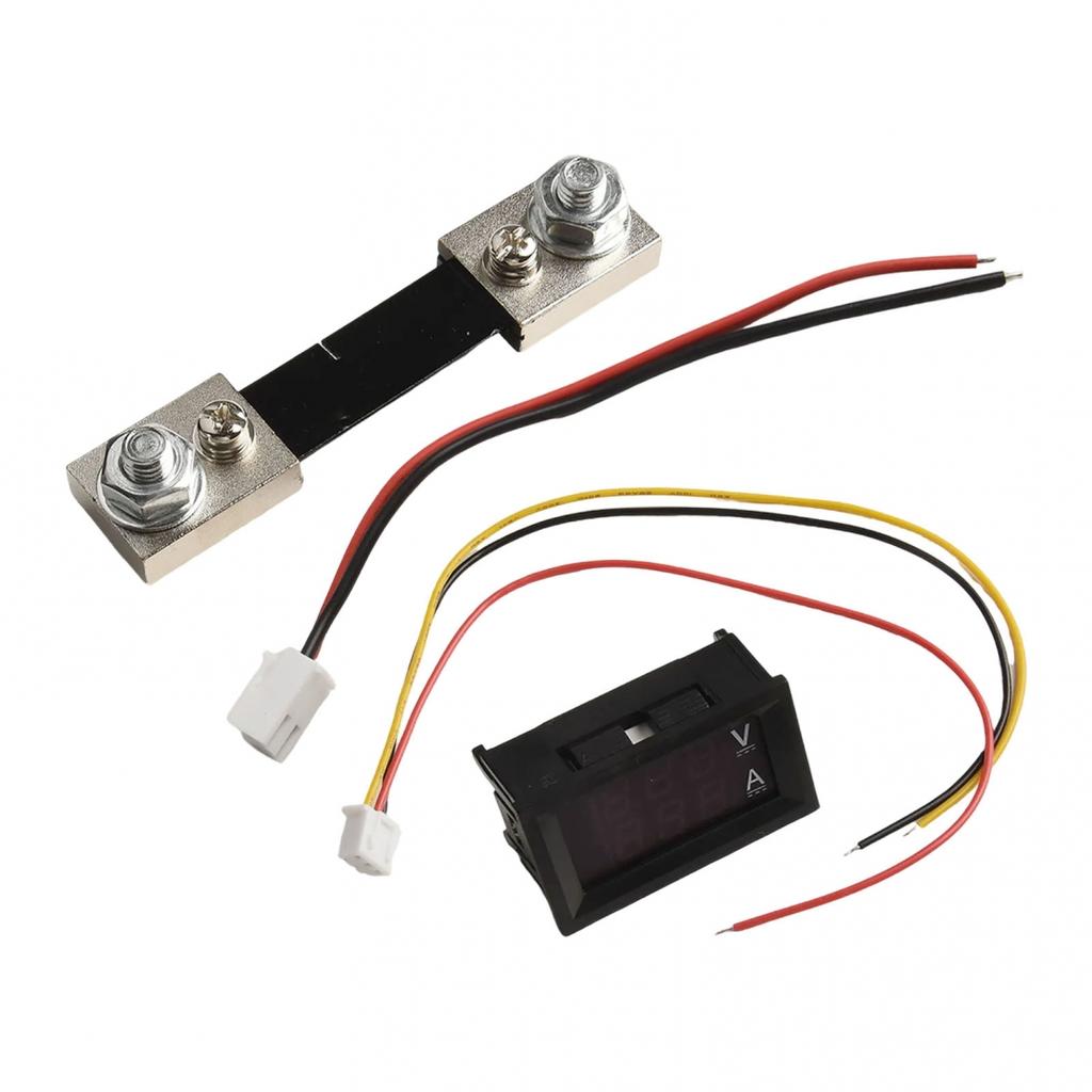 Вольтметр Амперметр Шунт 10/50/100А Ампер Двойной Цифровой