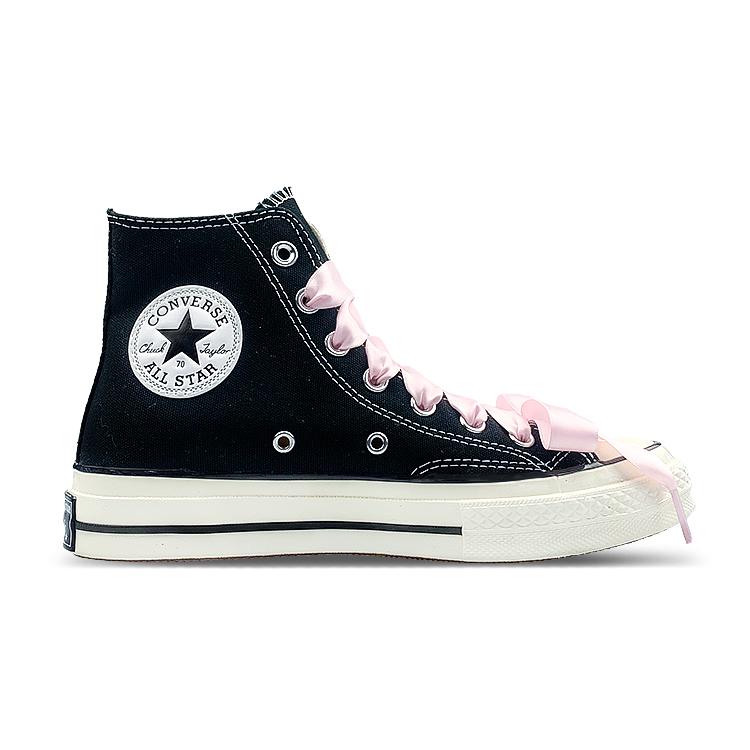 Converse Кеды-хайтопы 1970-х Унисекс Черно-розовые 162050C(Команда116-)