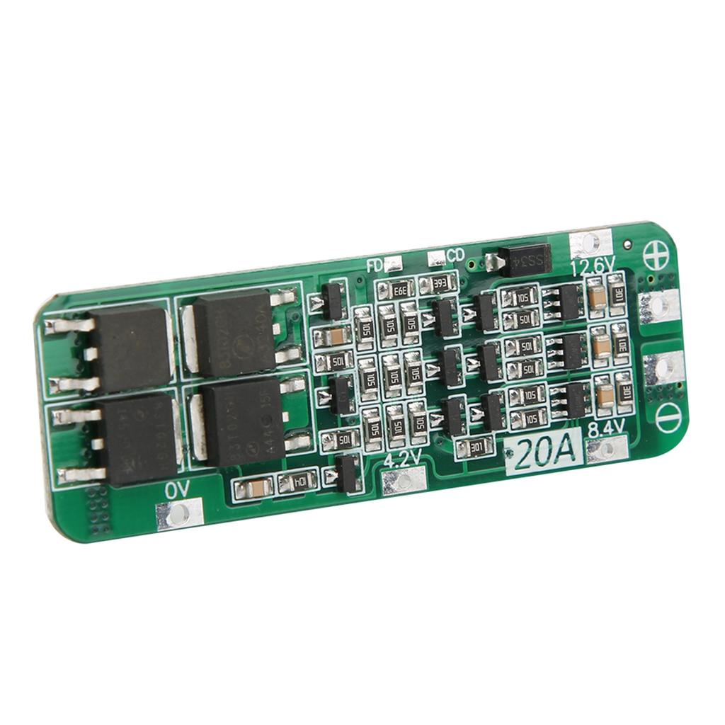 3S 20A 12.6V Cell Li Ion Lithium Battery 18650 PCB Protection Board Auto Recovery