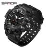 Sanda Youth Fashion Luminous Waterproof Shockproof Alarm Men's Watch