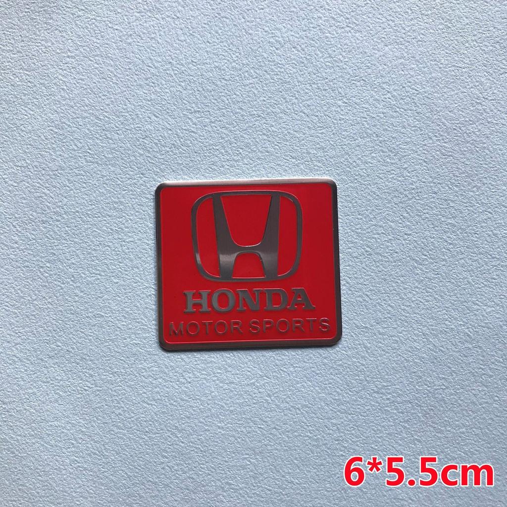 AAALZ1 Aluminum Car Body Fender Trunk Decal Badge for Honda Civic FIT Accord CRV CRZ CRX HRV Odyssey City B-Series D-Series H-Series Rs
