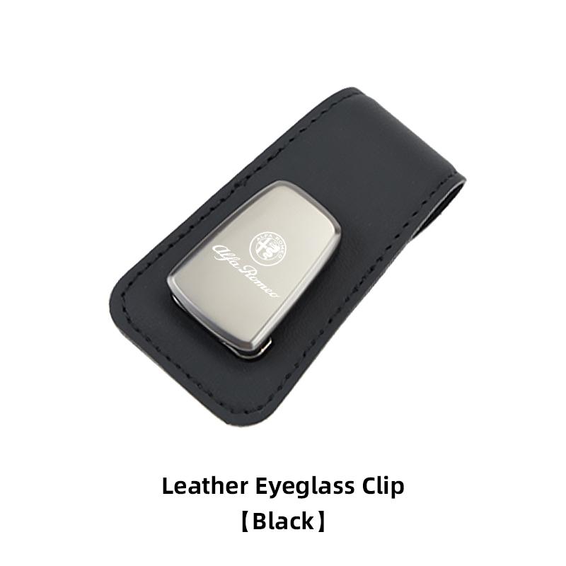 Car Sunshade Eyeglass Clip Card Storage Brace Accessories For Alfa Romeo 156 159 147 4C 8C 166 Giulia Giulietta Mito StelvioRG0