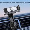 Автомобильный держатель для телефона, крепление на вентиляционную решетку, держатель для сотового телефона в автомобиле, поддержка мобильных устройств для iPhone 15 14 Xiaomi Samsung, подставка-клипса для GPS