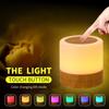 Desktop Leds Colorful Night Light Bedroom Bedside USB Touching RGB Night Lamp with Remote-Controller