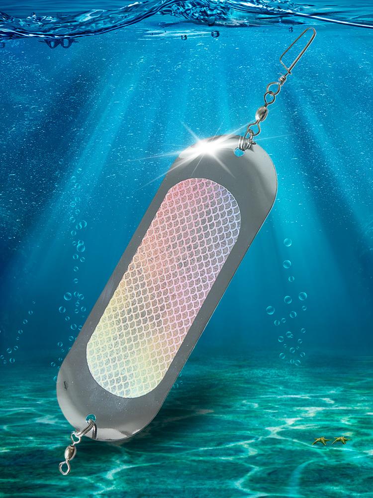 Fishing Flashers Metal Flash Board Rotating Fishing Diver Plate Attract Fish Fishing Dodger Flasher Fishing Accessories
