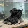 Аквариумная пещера с дизайном дракона, 3D-печатный туннель-укрытие для рыб под гравием, с смотровыми отверстиями для креветок-петушков, плеко, коридорасов