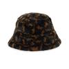 Vegan Tiger Small Icon Jacquard Fur Bucket Hat_Black