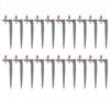 20Pcs/Bag Irrigation Dripper with Ground Insert Fruit Tree Drip Irrigation Emitters for