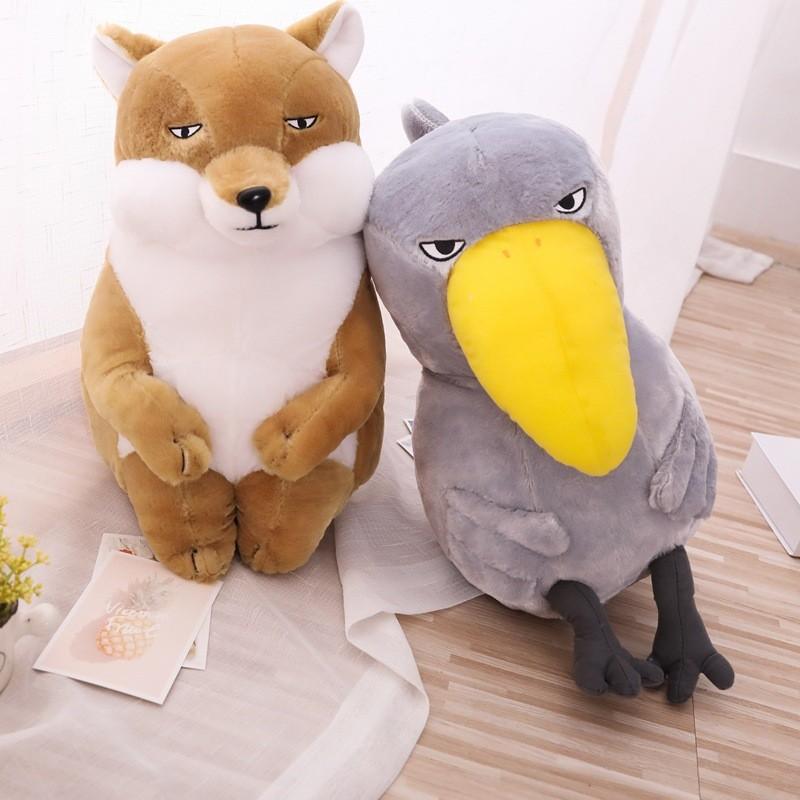 Mouthed Bird Big Fox Stuffed Toy Doll Room Decoration Kid Gifts Birthday