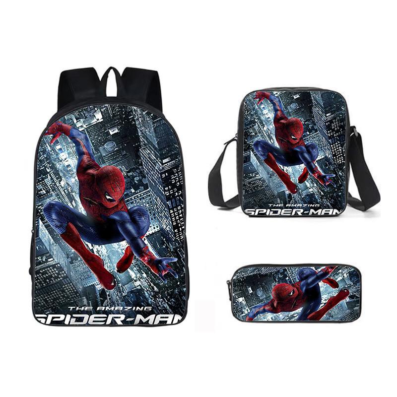 Backpack Three Piece Set Waterresistant Material Kids For