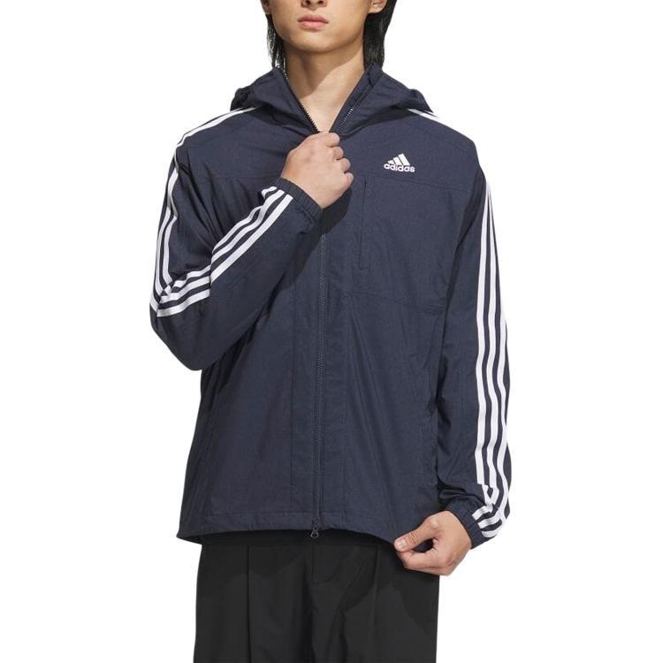 Adidas Jackets Men's Legend Ink Hooded Moderate Other IA9389