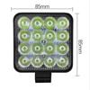Flood Light Bar Work Light Work Light Green Stainless Steel 9-32V DC Aluminum Alloy Fog Lamp Shockproof 12V/24V