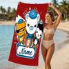 Customizable personalized beach towels Octonauts themed designs.Suitable for the beach, yoga, sports;ideal as beach accessories