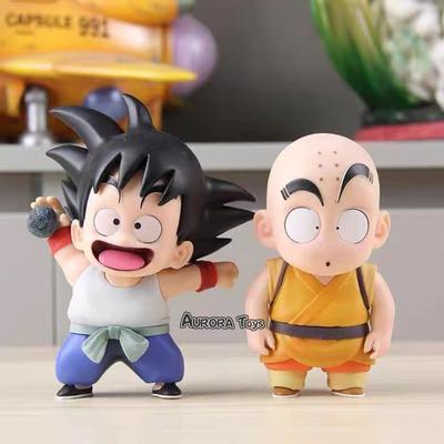 Аниме Dragon Ball Сон Гоку Аниме Фигурки Криллин Фугире Детство Милые Модели ПВХ Статуя Настольные Украшения Коллекционные Игрушки Подарки