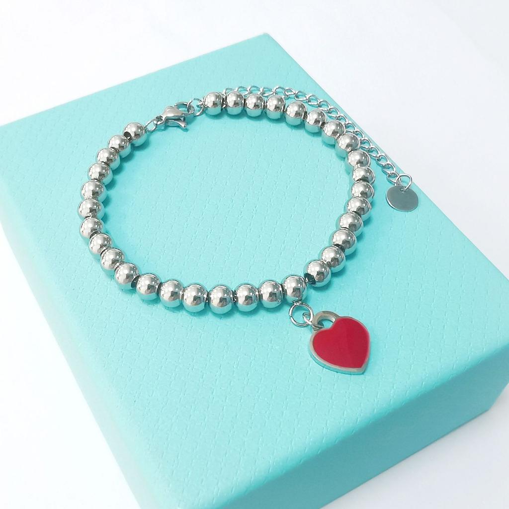 Bracelet Glue Enamel Love Bracelet Heart Shape Versatile