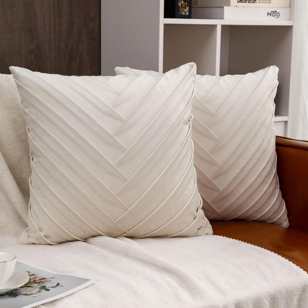 Бархатная наволочка для подушки спинки дивана