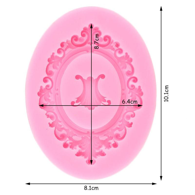 Цветочная кружевная рамка, силиконовая форма, бордюр для торта, полимерная глина, формы для конфет, рельефная рамка, форма для помадки, форма для выпечки шоколадных конфет, инструменты для украшения торта