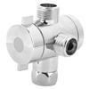 Multifunction G1/2 3?Way Bath Shower Diverter Valve with Shower Head Holder Bathroom Accessory(Type