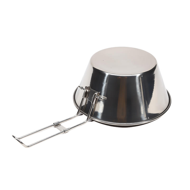 300 мл/550 мл нержавеющая сталь складная миска для кемпинга на открытом воздухе многофункциональная круглая миска для еды с ручкой