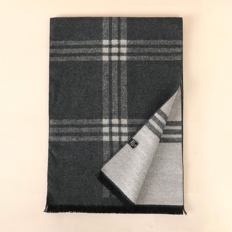 НОВЫЙ Модный Зимний Мужской Хлопковый Шарф Теплый Шейный Платок Пэчворк Полосатые Шарфы Мягкий Длинный Повседневный Мужской Буфанда Пашмина Шаль