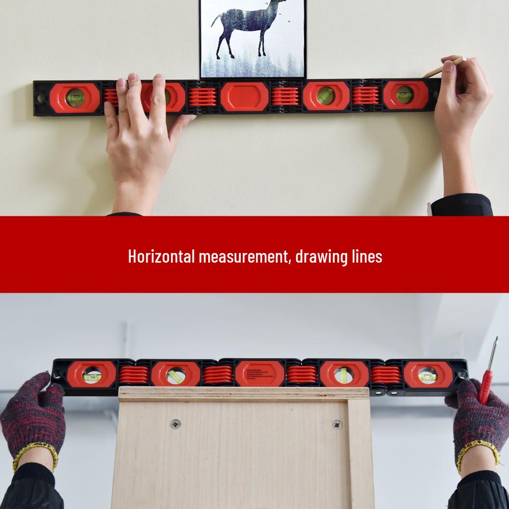 Высокоточный многофункциональный магнитный складной уровень для деревообработки