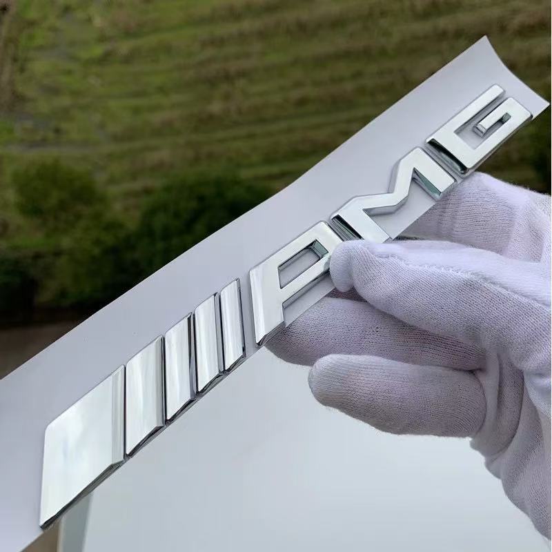 TGM3   3D Металлическая эмблема AMG Наклейка-значок на задний багажник автомобиля Для Mercedes Benz W204 W205 W203 W211 W212 W213 W201 W210 W124 W126 W140