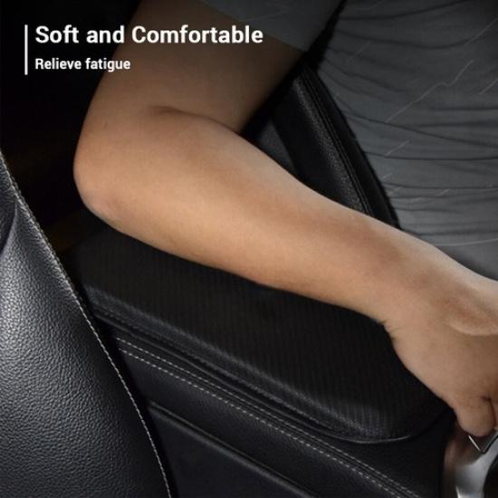 Car Armrest Cushion Cover Center PU Console Box Pad Protector Accessories
