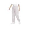 Nike Sportswear Club Fleece Mid-Waist Oversized Cargo Drawstring Comfortable Warm Knitted Sweatpants Women Bottoms Gray-Purple White DQ5197-019