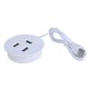 3-портовый USB 2.0 концентратор, вставляемый в отверстие столешницы 60 мм, органайзер для кабелей на рабочем столе для удобного подключения USB-устройств