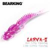 BEARKING Larva Soft Lures 6cm 1.25g 10pcs Fishing Artificial Silicone Bass Pike Minnow Swimbait Jigging Plastic Baits Worm