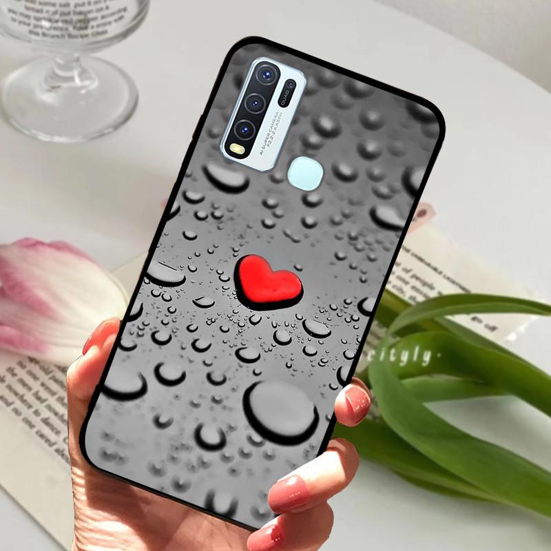 Для Vivo Y30 1938 Y50 1935 Чехол животное Силиконовый Мягкий ТПУ Задние крышки Для Vivo Y 30 50 Y30 2020 Чехол Защитный Мультяшный Funda