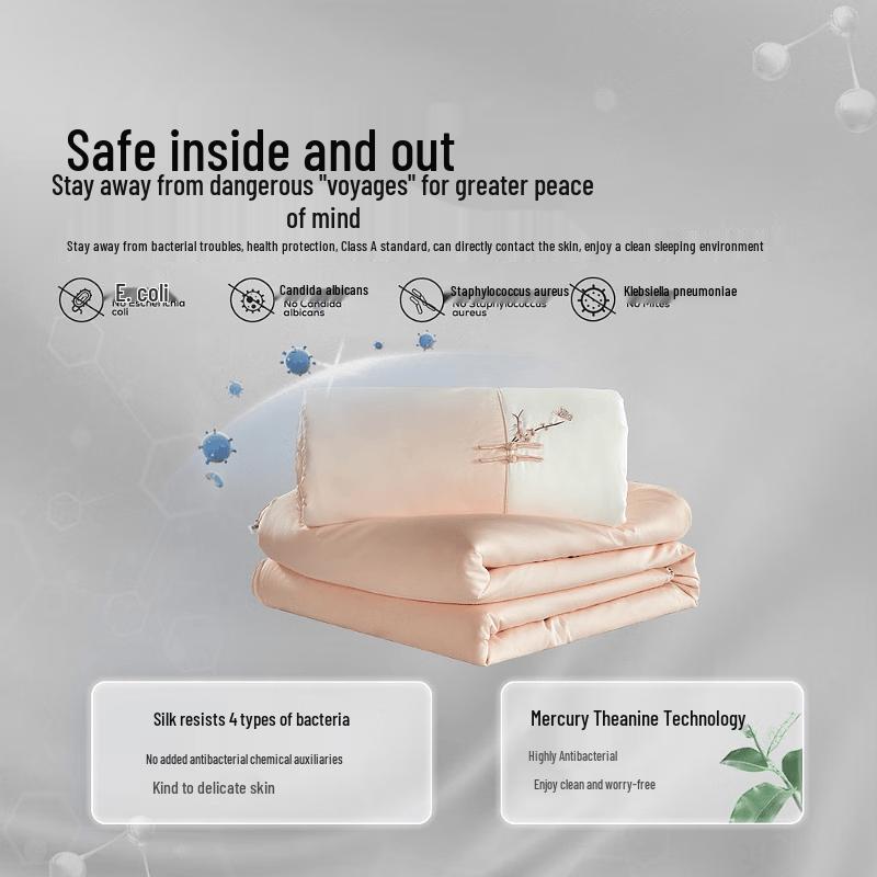 Mercury Home Textiles А-класс Антибактериальное Шелковое Тутовое Всесезонное Одеяло