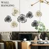 1PC Multi-Color Wall-Mounted Wall Hanging Bohemian-Style Double-Layer Decorative Flower Hollow-Out Iron Elegant