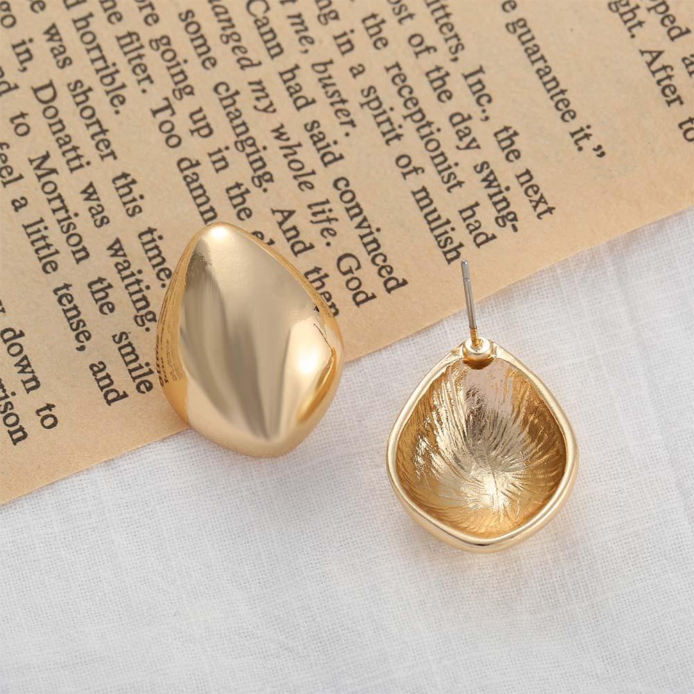 Стереоскопическая яркая поверхность Brincos Модные аксессуары Серьги-гвоздики Ювелирные изделия Серьги-подвески