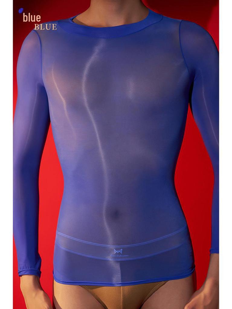 Блестящее сексуальное нижнее белье больших размеров для мужчин и женщин - Гладкие и эротические чулки и топы.