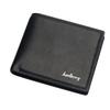 Luxury Men's Leather Tri-Fold Wallet - Spacious, Stylish Business ID & Card Holder