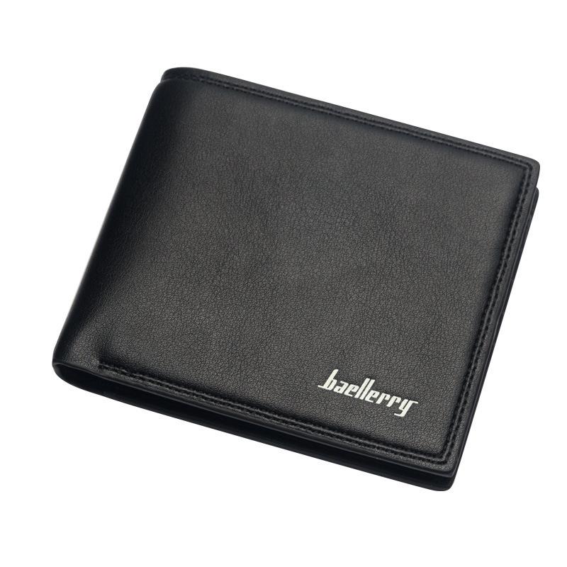 Luxury Men's Leather Tri-Fold Wallet - Spacious, Stylish Business ID & Card Holder