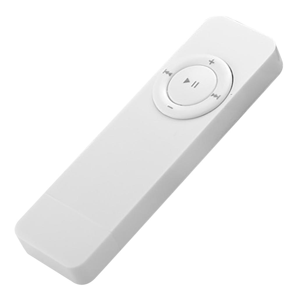 USB MP3-плеер с возможностью подзарядки карт памяти, портативный карманный музыкальный плеер для дома и путешествий, белый