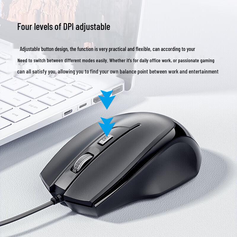 HP M150 Проводная бесшумная эргономичная мышь