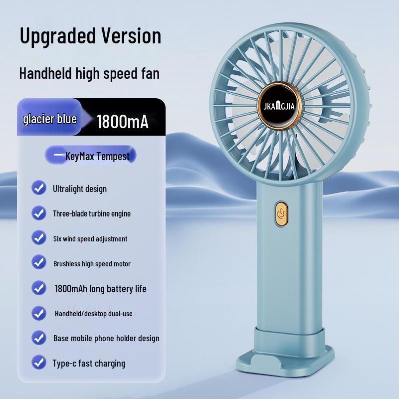 USB Mini Portable Fan: Handheld and Desktop Electric Fan for Students and Office Use
