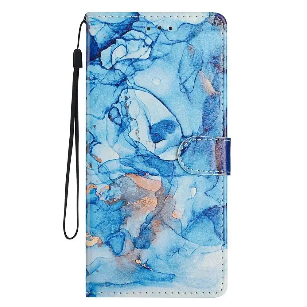 Кошелек Держатель для карт Чехол Для Huawei P50 Pro P40 Lite P30 Pro P20 Lite Y5P Y6P Модный 2025 Печатная Книга Флип Кожаная Обложка Ремешок