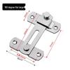 Modern Stainless Steel Sliding Bolt Latch for Bathroom, Pet Cage, Barn Door, Anti-theft Lock