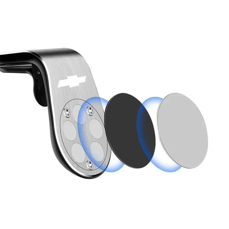 Magnetic Car Phone Holder Air Vent Mount Interior Accessory Bracket New for Chevrolet Spark Sonic Camaro Volt Bolt Trax Malibu FA5