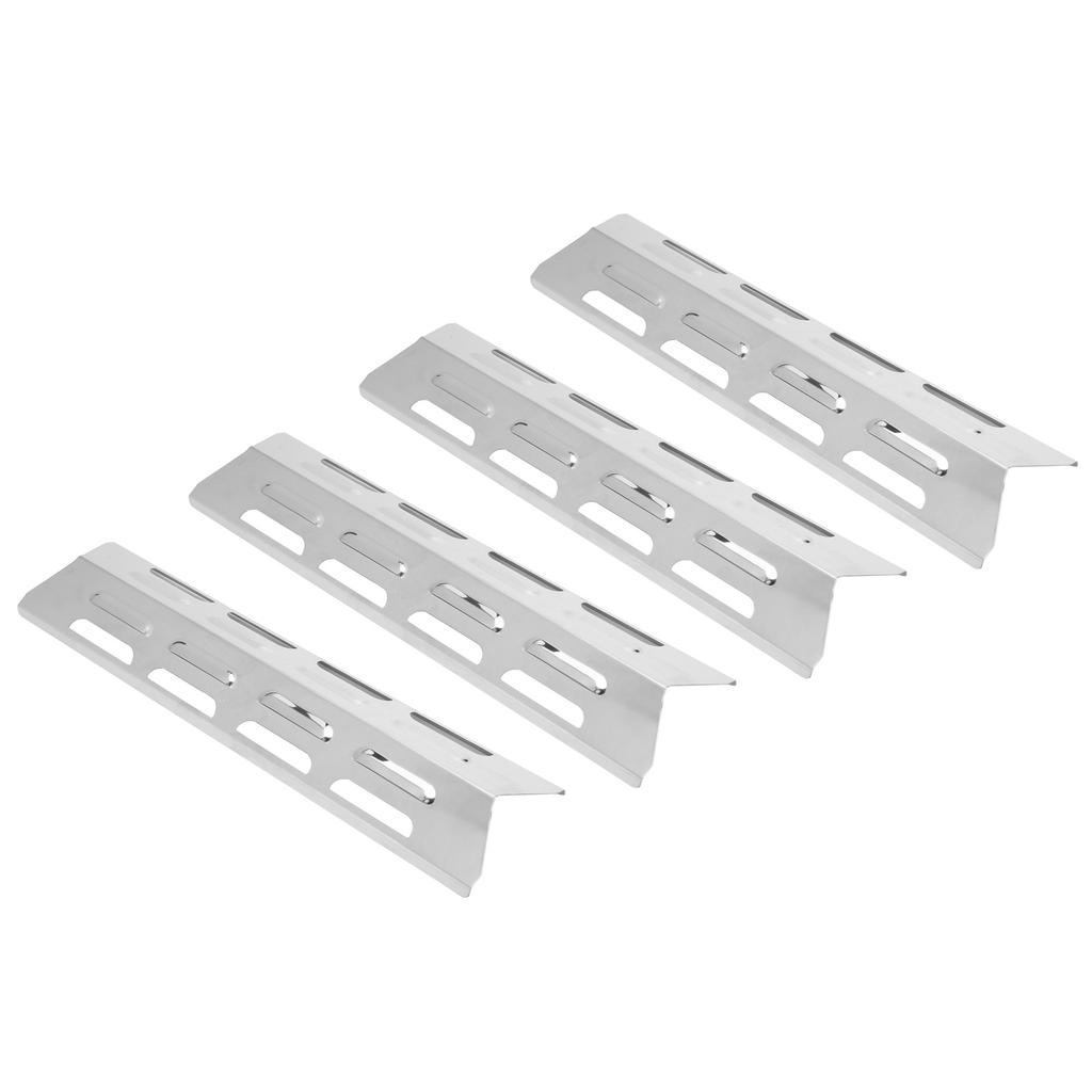 4Pcs Stainless Steel Gas Grill Oven Heat Plate Heat Tents Deflector Burners Cover Accessory