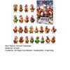 2025 Christmas Advent Calendar Chicken Ornaments 24 Days Countdown Calendar Christmas Tree Decoration 2D Acrylic Collectible Cartoon Chicken Set